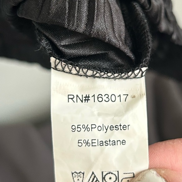 PRINCESS POLLY Black Textured Shirt Dress Avant Garde Fairy Goth Whimsigoth Sz 8 - Picture 14 of 14